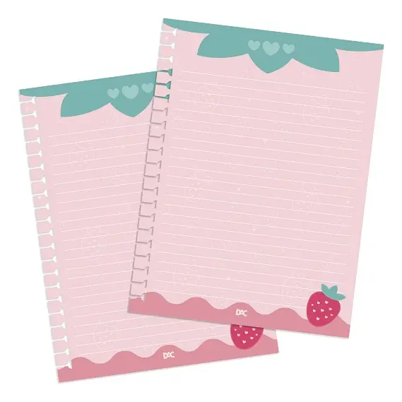 Caderno Smart Colegial Hello Morango - DAC