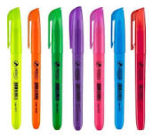 Caneta Marca Texto Fluorescente BRW - Uni...