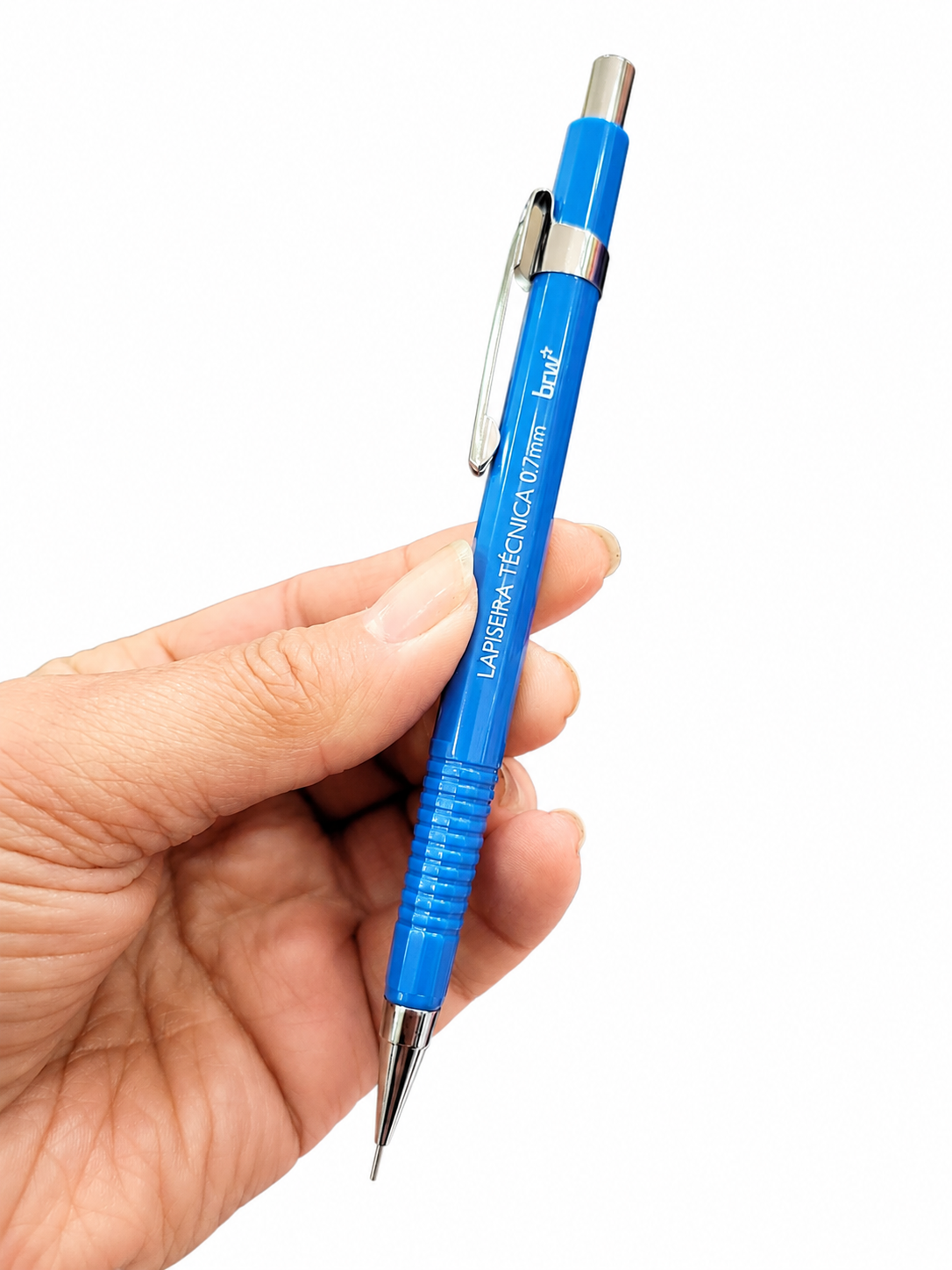 Lapiseira Técnica 0.7mm Azul BRW