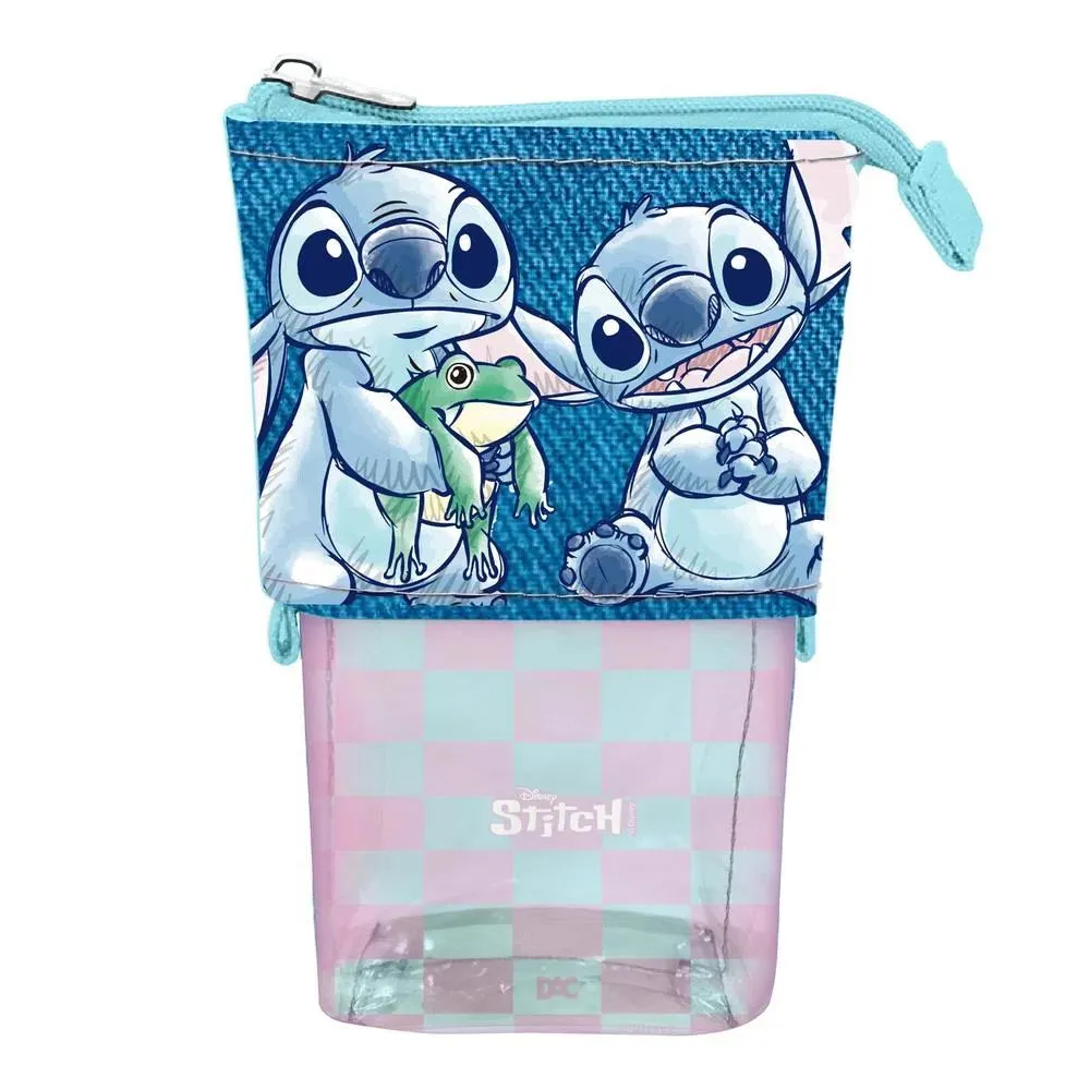 Estojo Retrátil Disney Stitch DAC Azul