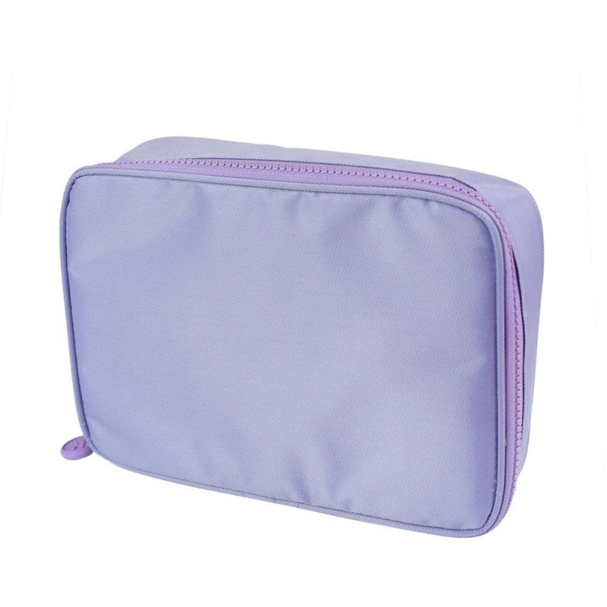 Estojo Box Tecido Lilas C/ divisórias Dac