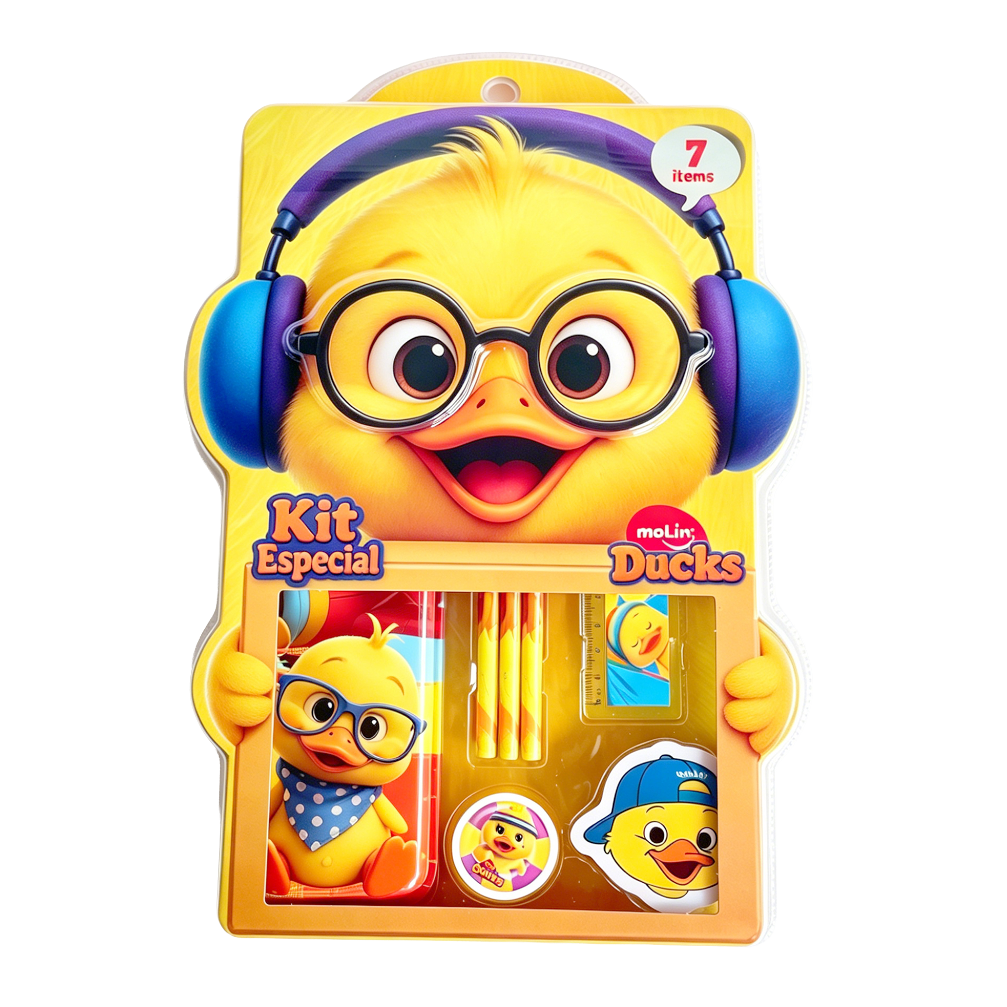 Kit Especial Ducks 7 itens Molin