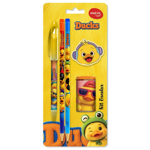 kit  EScolar Molin Ducks Blister C/ 5 ite...