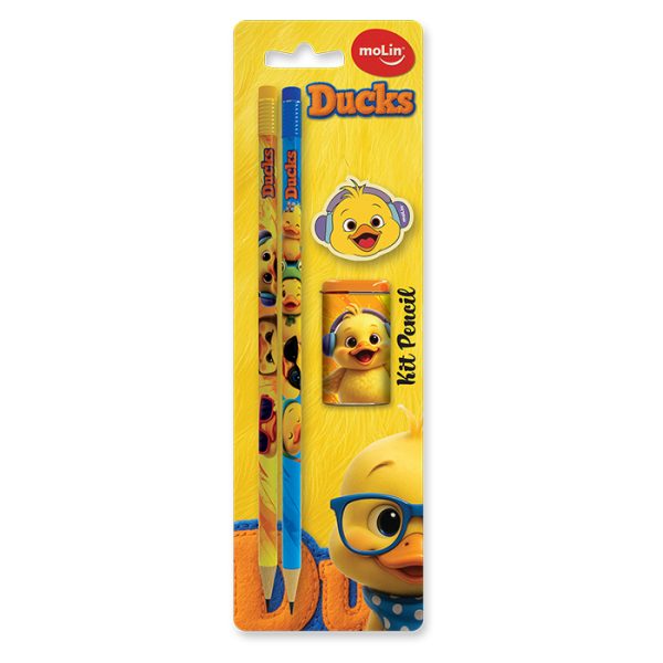 kit Pencil Ducks Ref 40417 4 itens