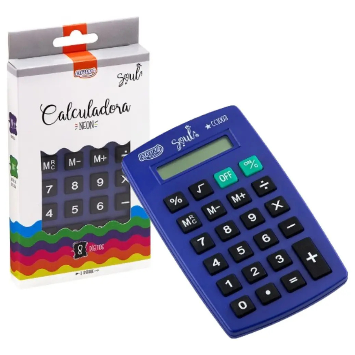 Calculadora de Bolso 8 Dígitos BRW Básica...