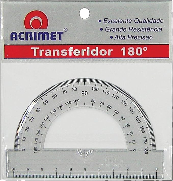 Transferidor de Poliestireno, 180 Graus C...