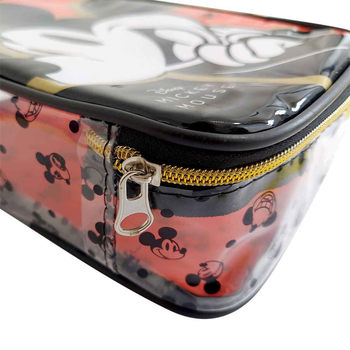 Estojo Bau Grande em PVC Cristal Disney M...
