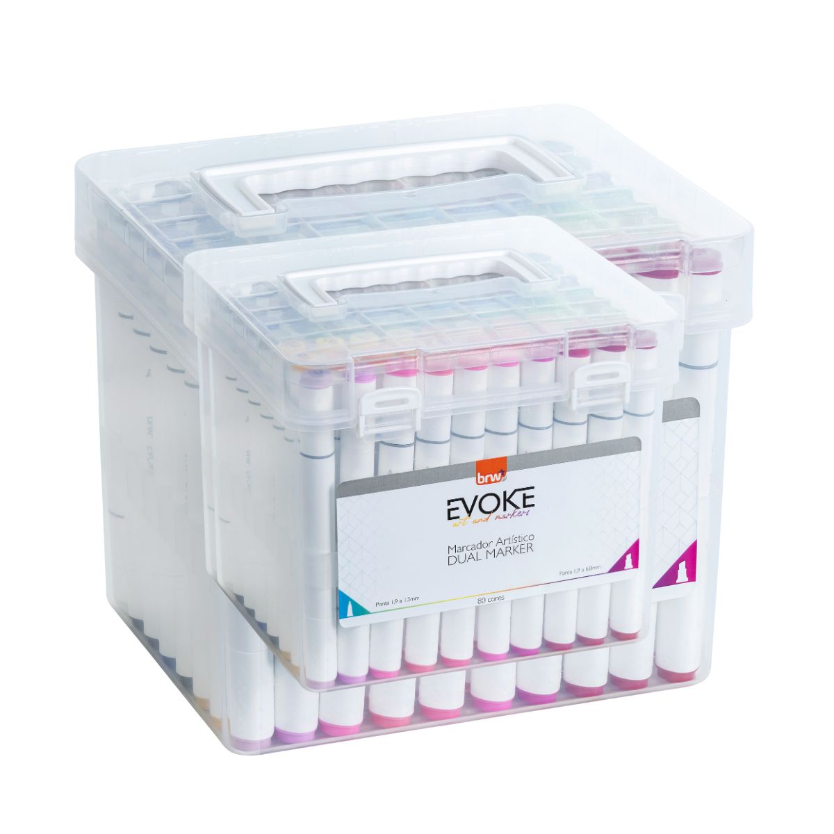 Caneta Artistica BRW Evoke Dual Marker c/...