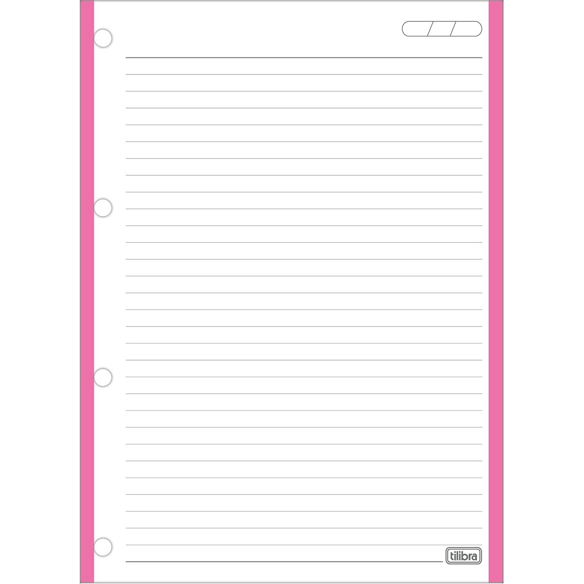 Refil Tiliflex Tarjado Lumi para Caderno ...