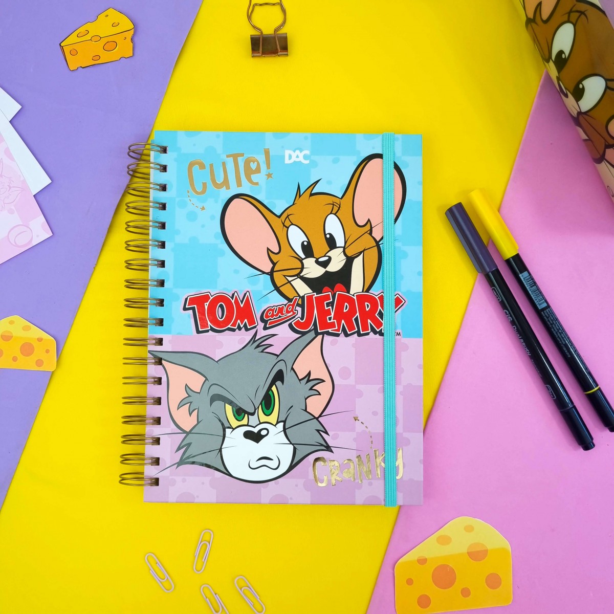 Caderno Smart Colegial Warner Tom E Jerry...
