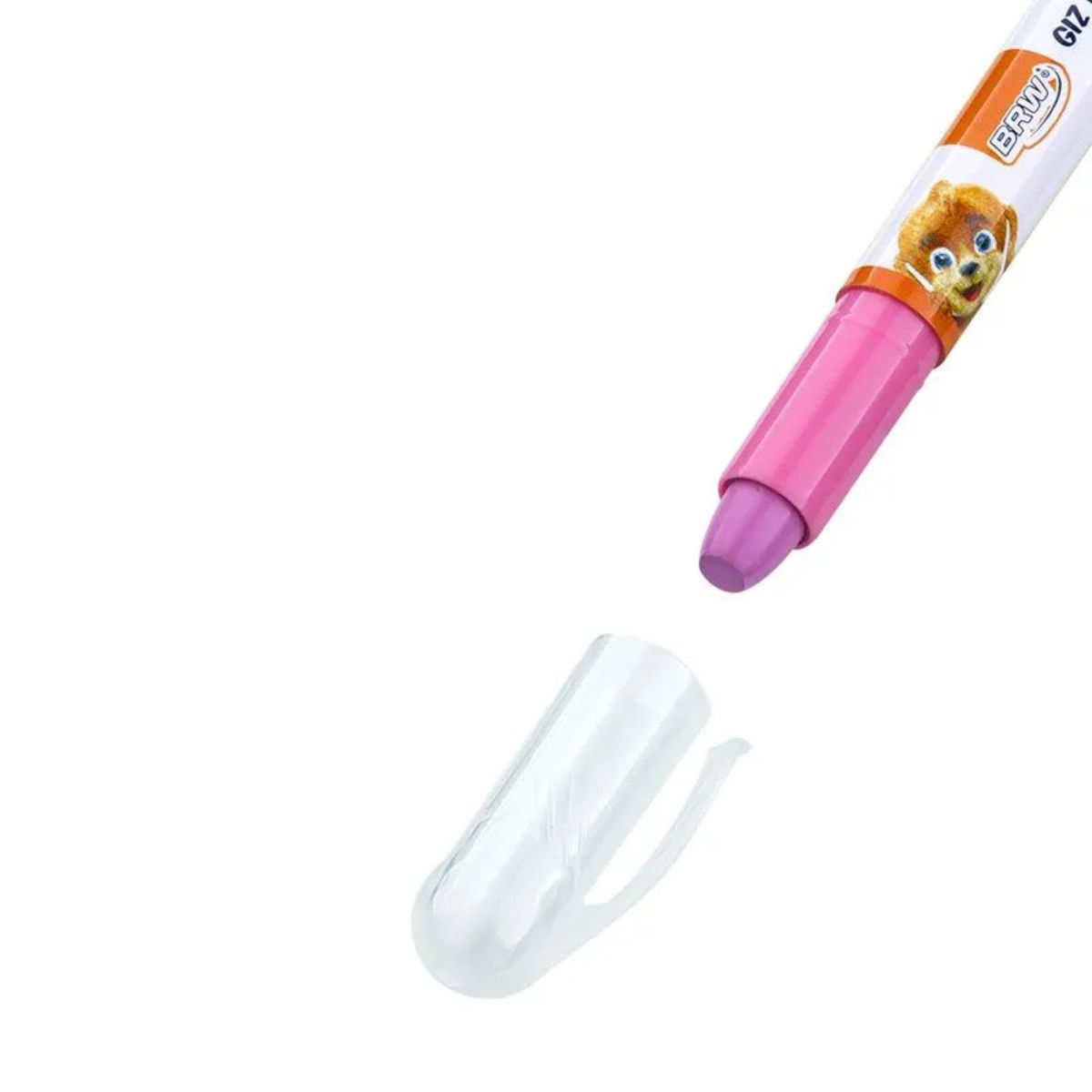 Giz de Cera Retratil Aquarelavel com 24 C...