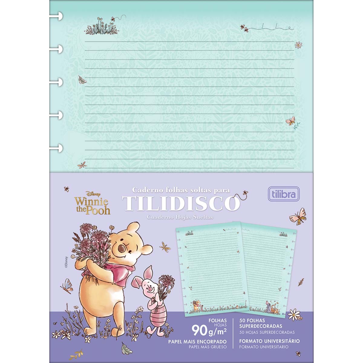 Refil para Tilidisco Universitario Pooh 5...
