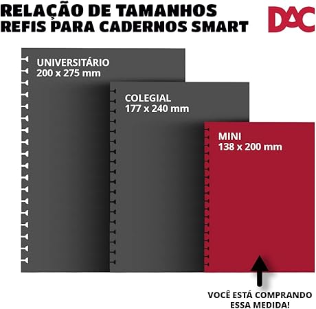Refil de Folhas Lilas para Caderno Smart ...