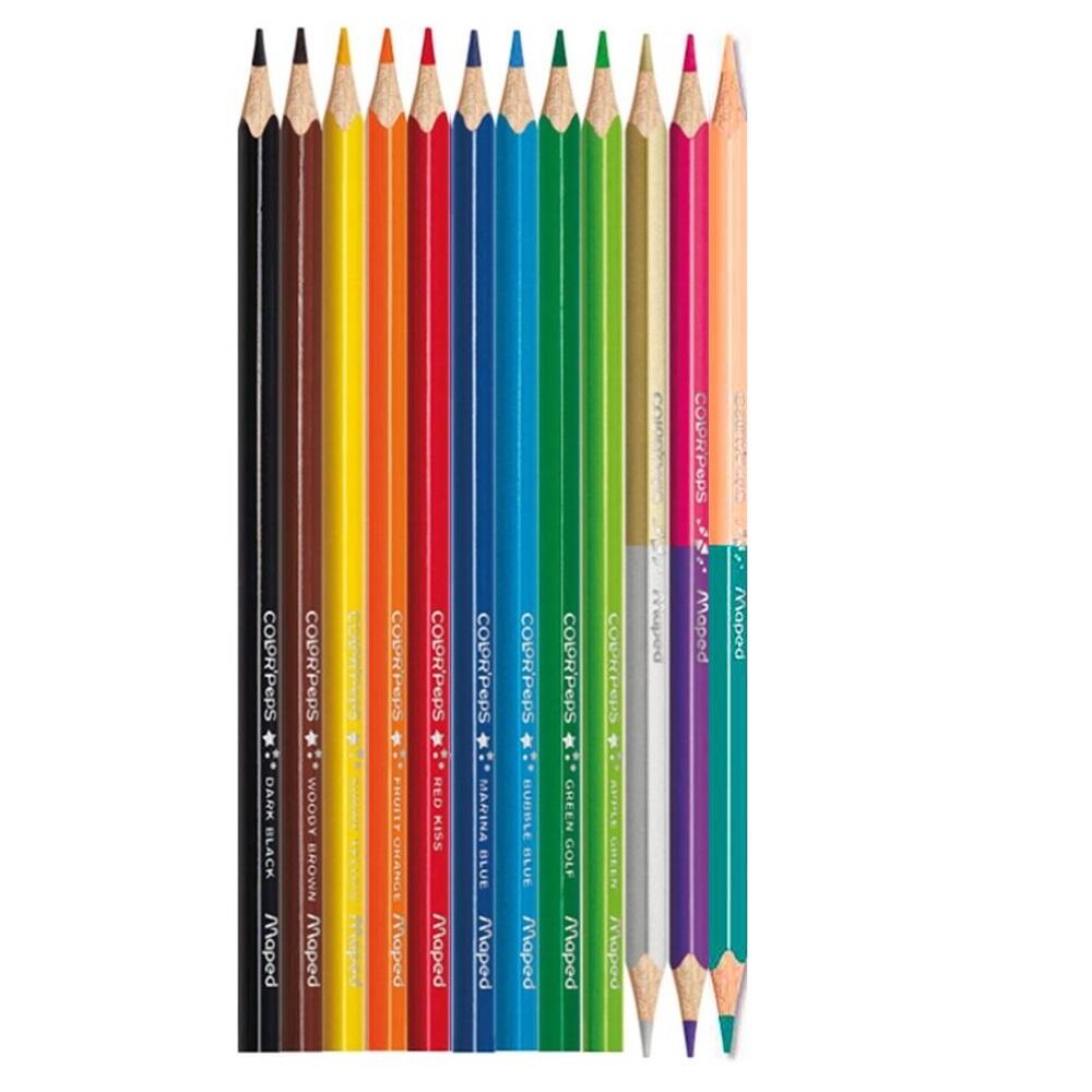 Lapis de Cor Colorpeps Star 12 cores + 3 ...
