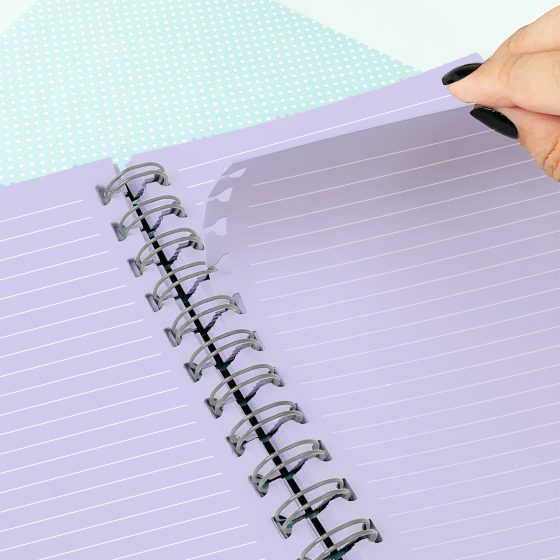 Refil de Folhas Lilas para Caderno Smart ...