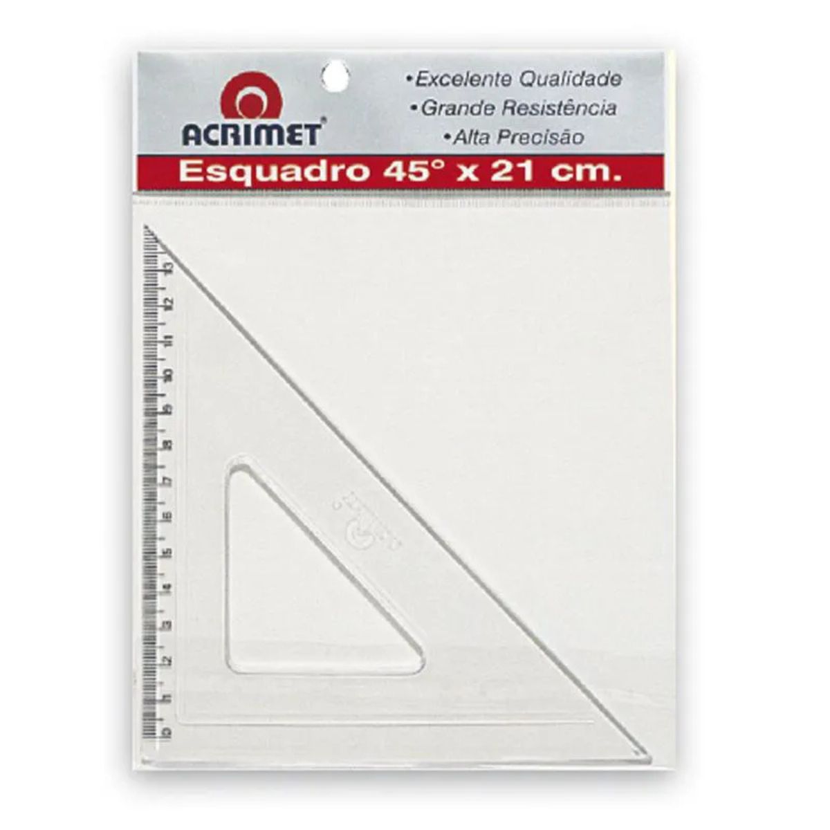 Esquadro poliestireno 21cm x 45 graus - 5...