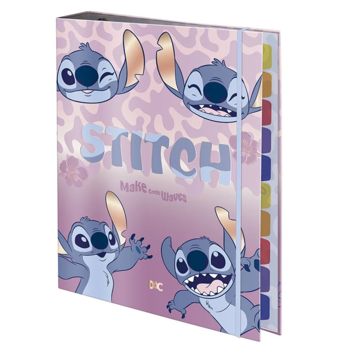Fichario Universitario Cartonado Stitch D...