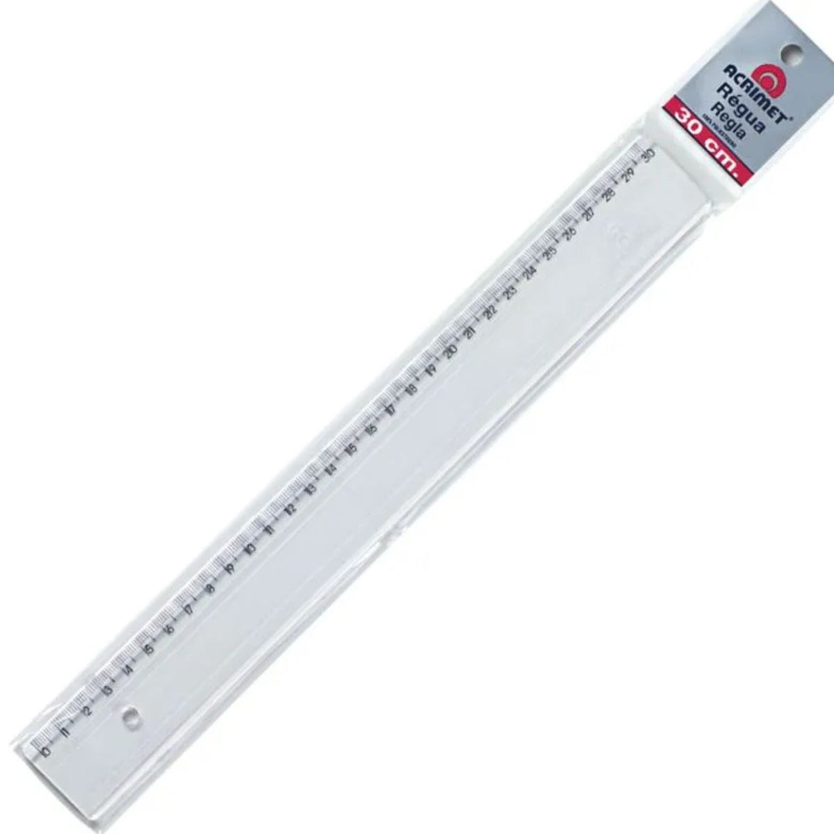 Régua Escolar 30 cm Acrimet