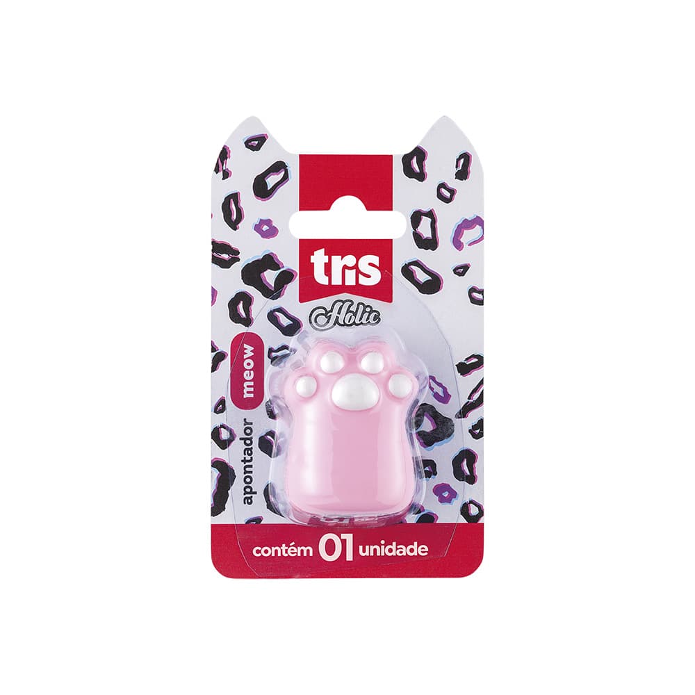 Apontador Formato de Patinha Tris