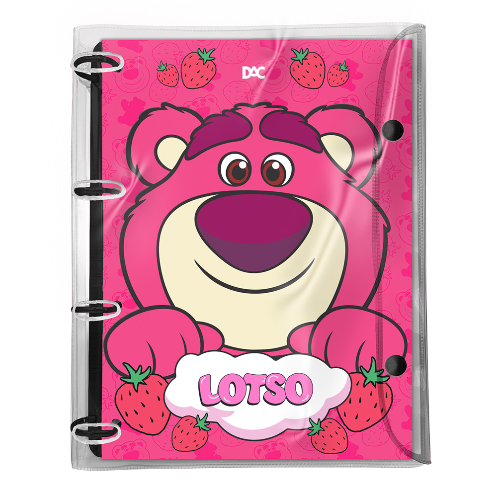 Fichario Universitario PVC Cristal Lotso